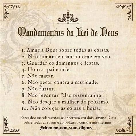 Resumo Do Dez Mandamentos
