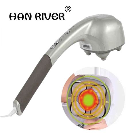 Senior 4 Heads Massager Stick Electric Massager Cervical Spine Multi Function Full Body