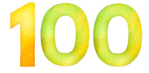 100 Number PNG Images Transparent Background | PNG Play