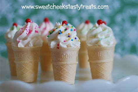 Sweet Cheeks Tasty Treats Mini Ice Cream Cone Cupcakes