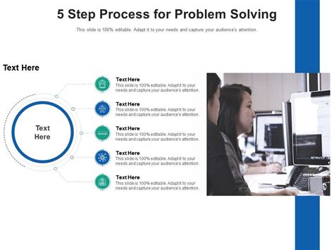 5 Step Process For Problem Solving Infographic Template Presentation