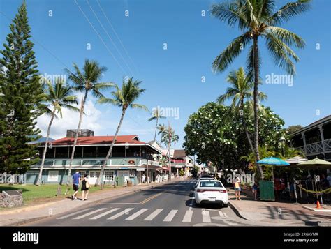 29/05/2017. Archive pictures of the Front Street, downtown Lahaina