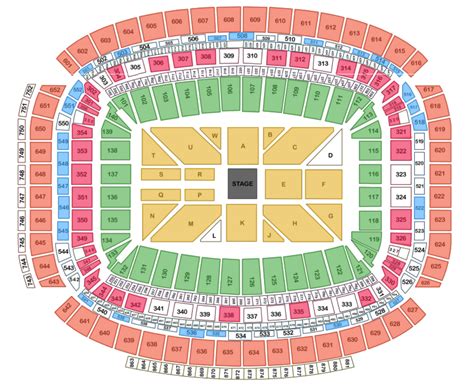 Metlife Stadium Seating Chart With Seat Numbers