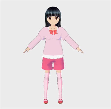 Mio Aida Vrmmmd Model Sakura School Simulator By Claire361992 On