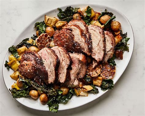 All you need is time — 95% of the recipe time is sitting back and relaxing 2 to 2 1/2 pounds baby back pork ribs. Pork Roast Bone In Recipes Oven / Smoke Roasted Sage Crusted Pork Loin With Quick Mostarda Di ...
