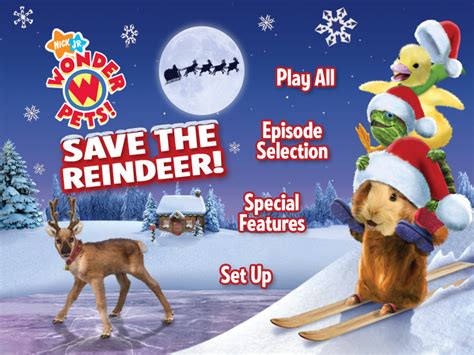 Wonder Pets Save The Reindeer Sd Dvd Menu Set By Michael Perez At