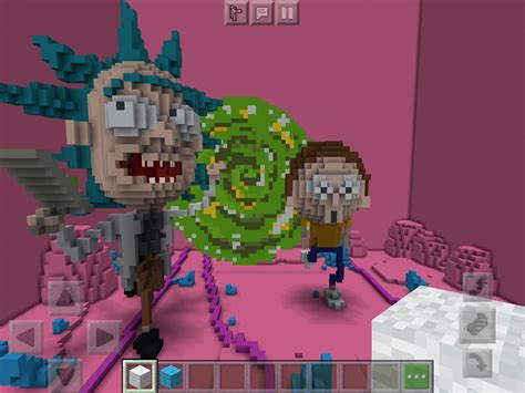 Rick And Morty In Minecraft Rrickandmorty