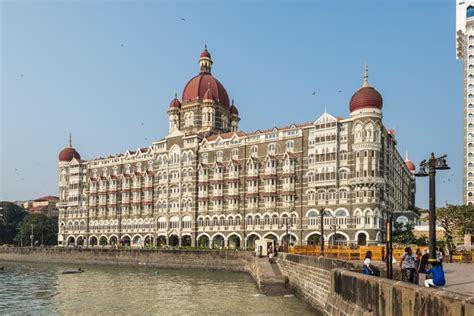 The Taj Mahal Palace And Tower Hotel In Mumbai India Editorial Stock Image Image Of Luxury