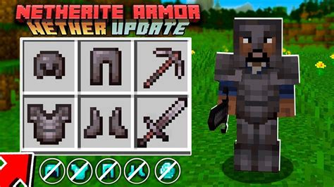 New 116 Update New Netherite Armortools Youtube