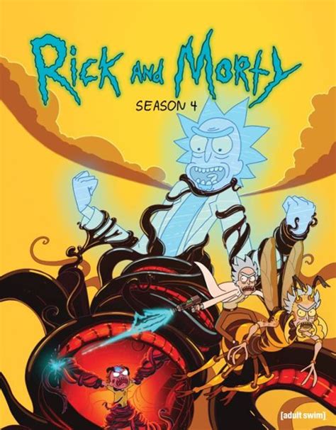 Rick And Morty Season 4 Steelbook Includes Digital Copy Blu Ray