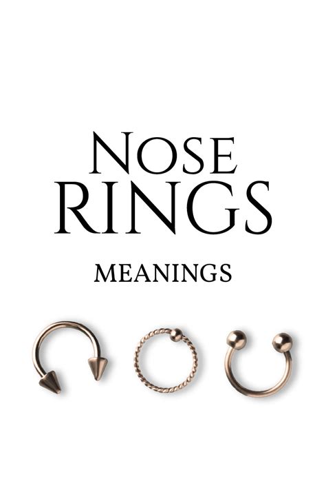 Nose Rings Meanings History And Significance Jewelry Auctioned