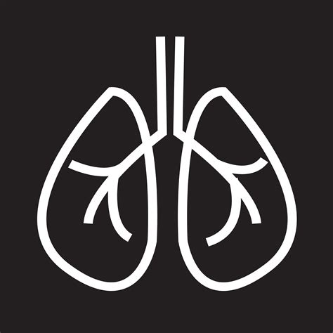 Lungs Icon Symbol Sign 649270 Vector Art At Vecteezy