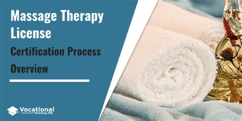 Massage Therapy License Certification Process Overview