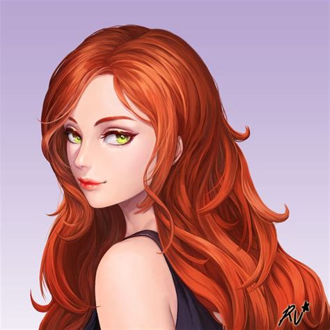 Ruwaki Image Zerochan Anime Red Hair Red Hair Girl With