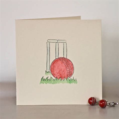 Are You Interested In Our Handmade Cricket Birthday Card With Our