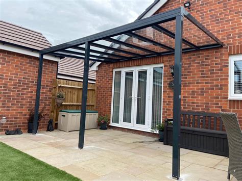 order 3 0m wide 6mm glass roof patio cover and veranda online