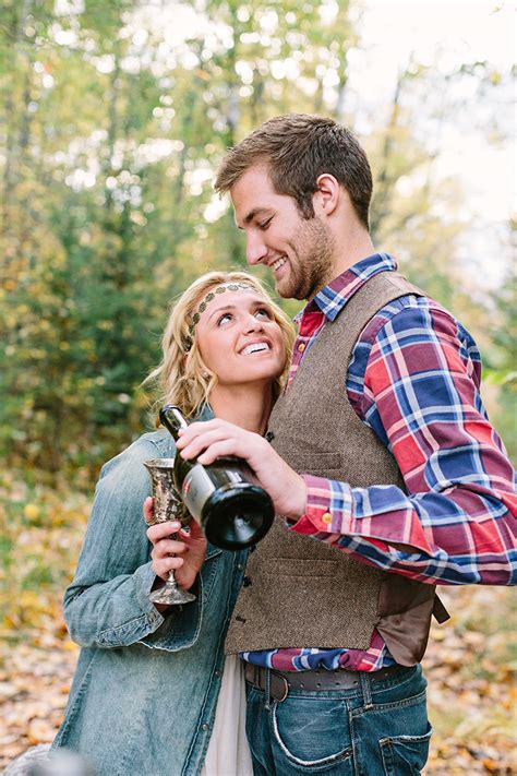 Fall Rustic Wedding Inspiration In Northern Wisconsinjames Stokes