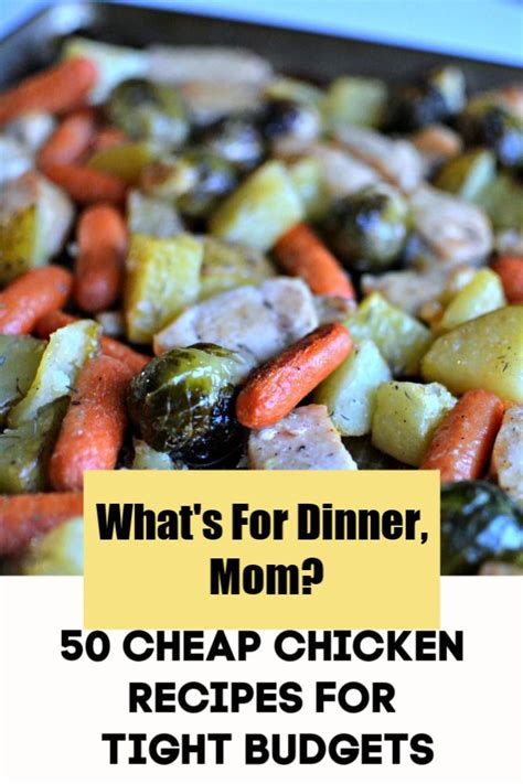 50 Cheap Chicken Recipes For Those Really Tight Budgets Cheap Chicken
