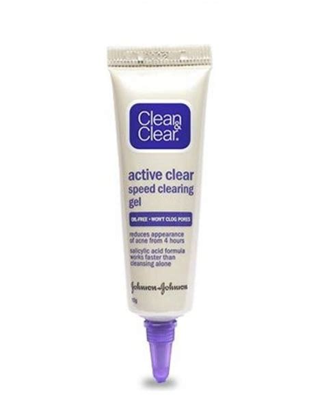 Clean And Clear Active Clear Acne Speed Clearing Gel Beauty Review