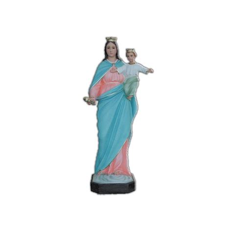 Estatua De La Virgen Auxiliadora De 65 Cm