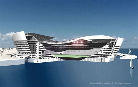 Floating Offshore Stadium Stadiumconcept