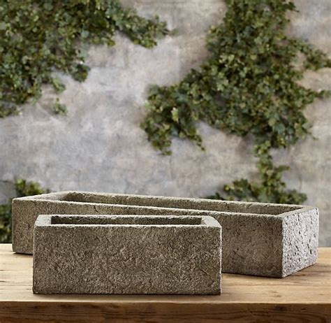 Rustic Stone Troughs Rustic Stone Stone Planters Garden Accessories