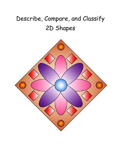Describe Compare And Classify 2d Shapes Teaching Resources