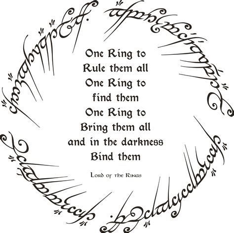 One Ring To Rule Them All Svg Pdf And Png File Etsy Ireland
