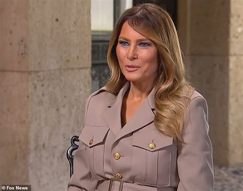 Melania Trump Doesn T Rule Out A Second Term As First Lady Daily Mail