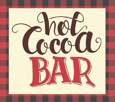 Hot Cocoa Bar Printables Printable Word Searches