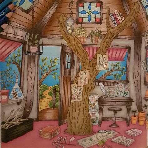 Eriy Romantic Country Coloring Book The Second Tale Mit Prismacolor