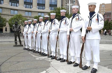 The Us Navy Ceremonial Guard