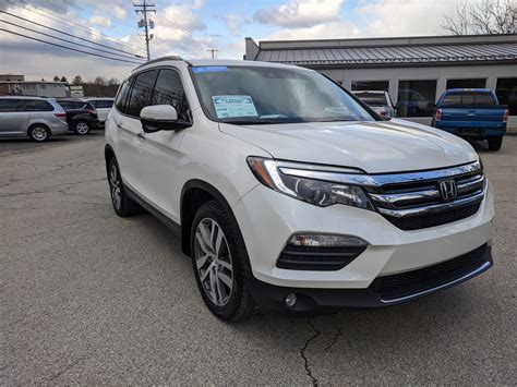 Certified Pre Owned 2017 Honda Pilot Touring In White Diamond Pearl