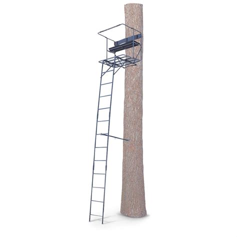 Guide Gear 17 12 Deluxe 2 Man Ladder Tree Stand 177435 Ladder