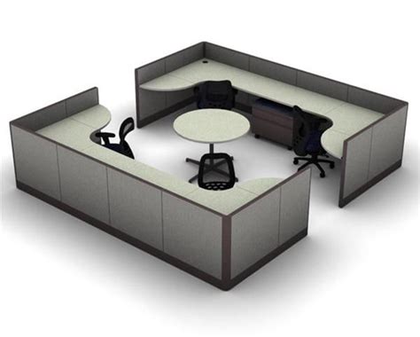 Four Person Teaming Bullpen Style Is A Collaborative Work Space By Snap