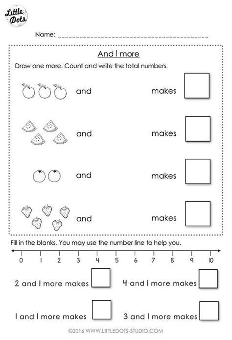 Free Preschool Math Printables Little Dots Education Worksheets Library
