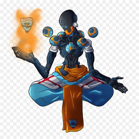 Selien On Twitter Saw The Color Scheme Zenyatta Png Stunning Free Transparent Png Clipart