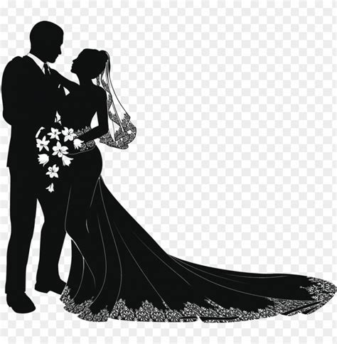 Silueta Novios Png Transparent With Clear Background Id 98527 Toppng