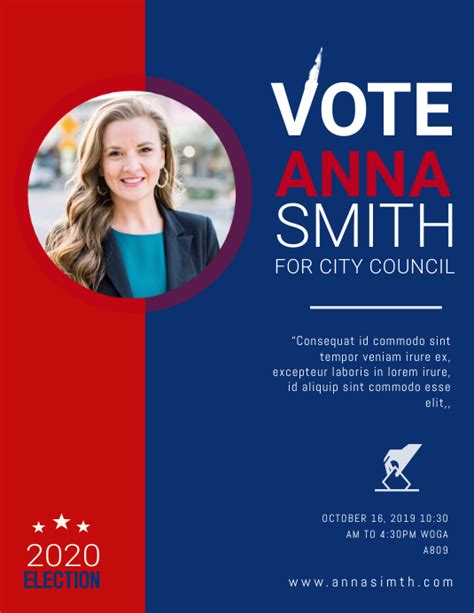 Copy Of Election Campaign Flyer Template Postermywall