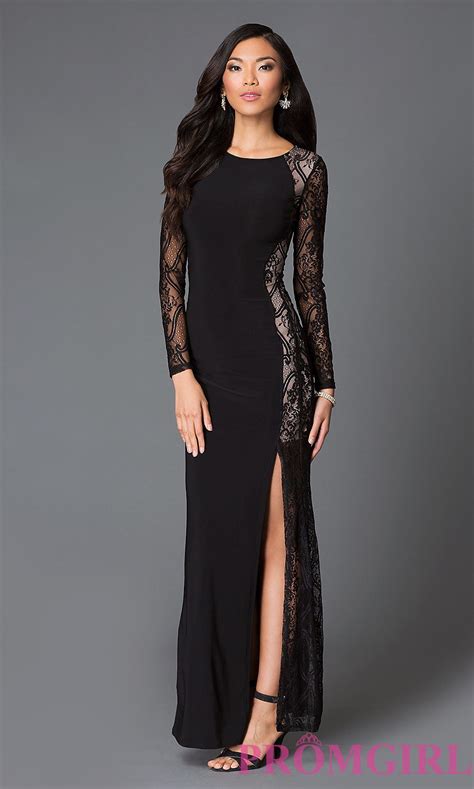7long Black Lace Dresses With Sleeves Viagraerection