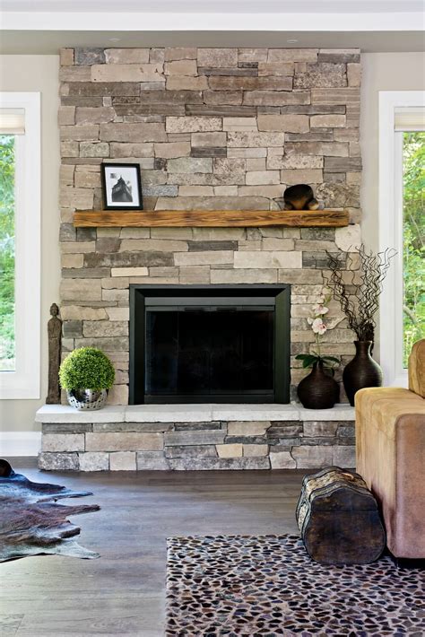 Stone corner fireplaces are truly the cornerstones of a room. 33 Best Interior Stone Wall Ideas and Designs for 2021