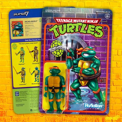 April Oneil Teenage Mutant Ninja Turtles Reaction Figure Wave 2 Details About Super7 Toys