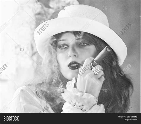 Elegant Smoking Woman Image And Photo Free Trial Bigstock