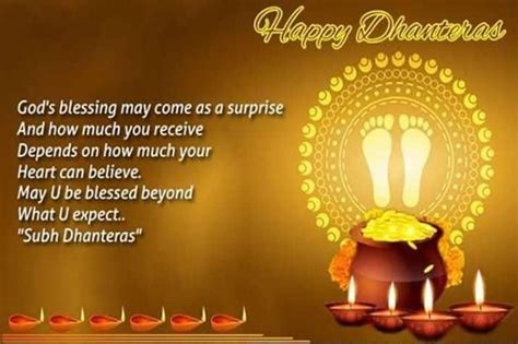 Happy Dhanteras Status Quotes In English For Whatsapp
