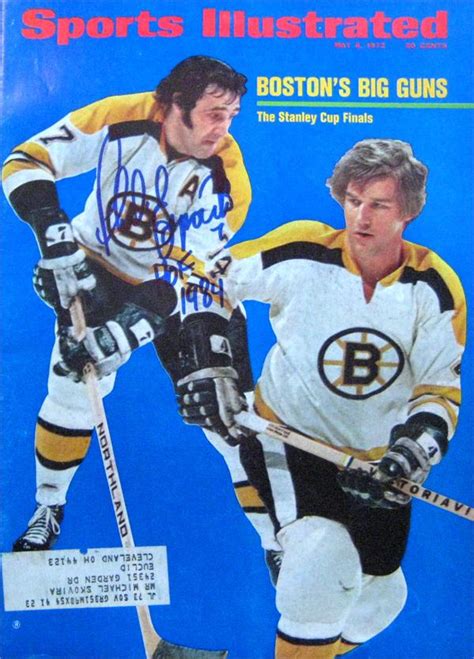 Phil Esposito Autographed Sports Illustrated Magazine Boston Bruins