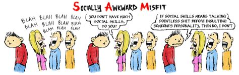 Social Skills Socially Awkward Misfit