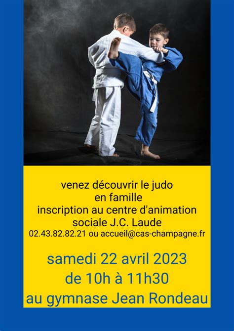 Judo2023 Centre Danimation Sociale Jean Claude Laude