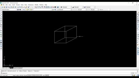How To Draw A Rectangular Box On Autocad Youtube
