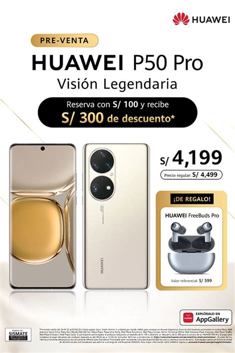 Huawei P50 Pro 4g En Perú Características Y Precio Del Smartphone
