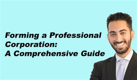 Forming A Professional Corporation A Comprehensive Guide Start Your